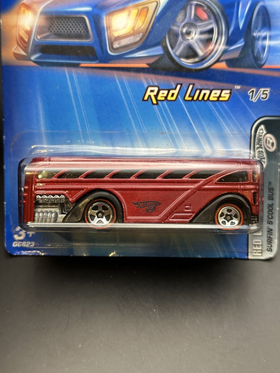 HOT WHEELS - SURFIN SCHOOL BUS (2005) - HW RED LINES 1/5