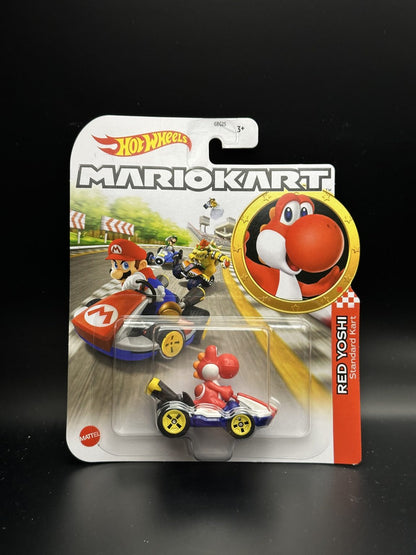 HOT WHEELS - RED YOSHI - STANDARD KART - MARIO KART
