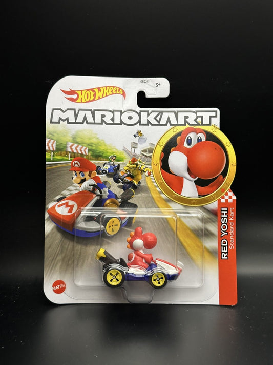 HOT WHEELS - RED YOSHI - STANDARD KART - MARIO KART