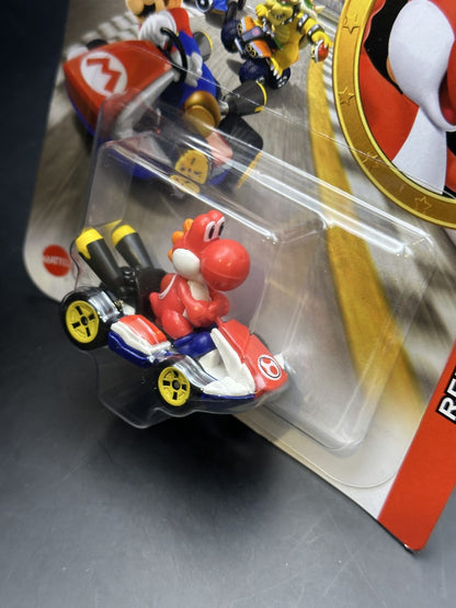 HOT WHEELS - RED YOSHI - STANDARD KART - MARIO KART