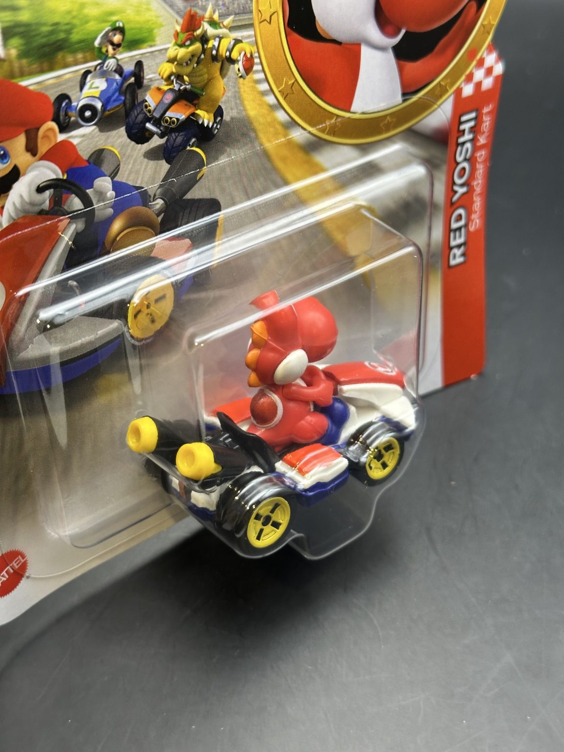 HOT WHEELS - RED YOSHI - STANDARD KART - MARIO KART