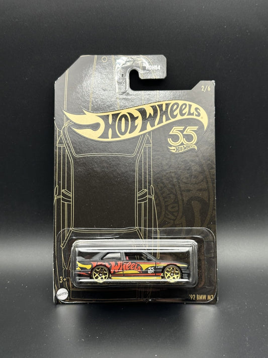 HOT WHEELS - 92 BMW M3 (2023) - 55th ANNIVERSARY BLACK & YELLOW 2/6