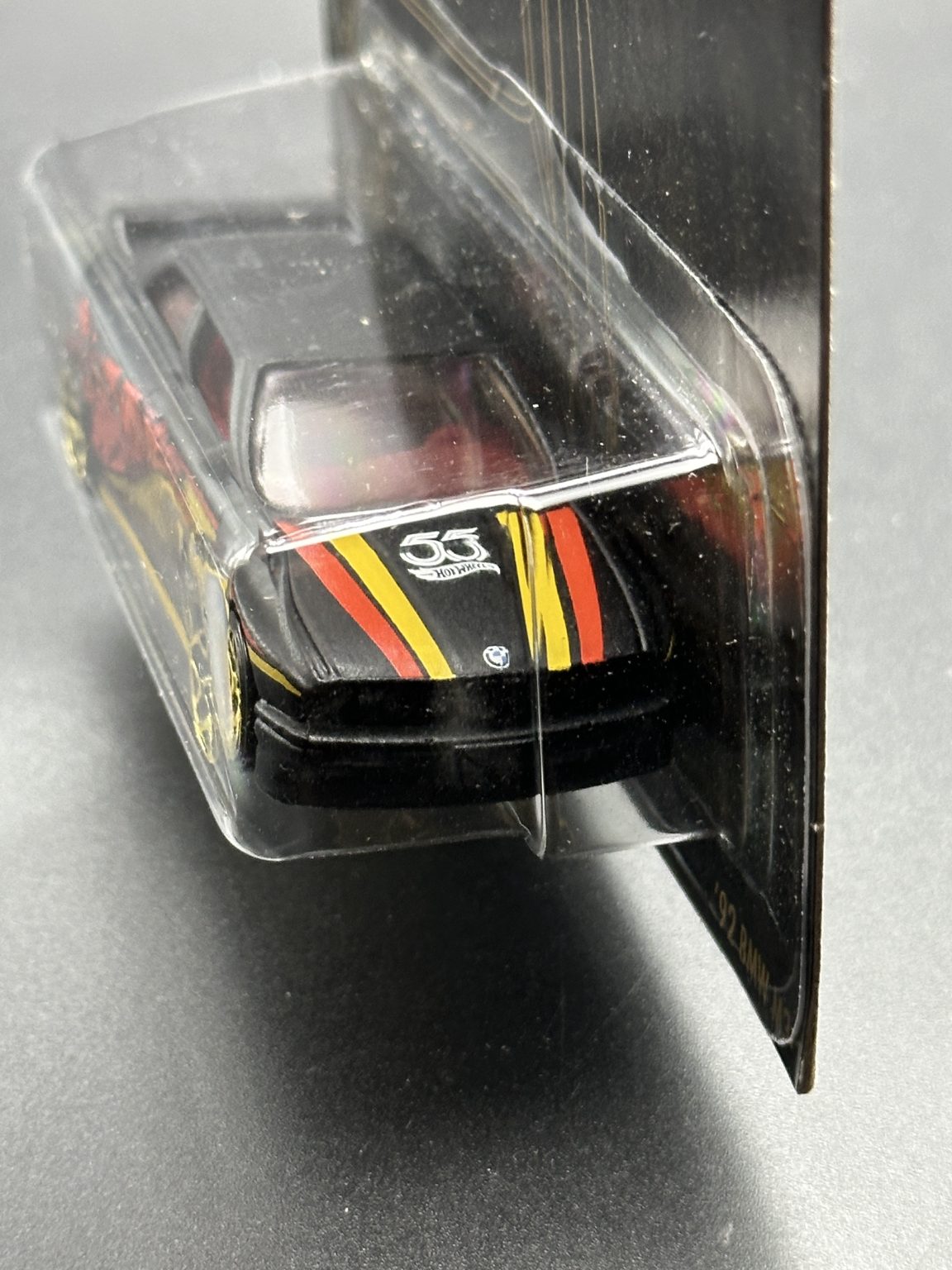 HOT WHEELS - 92 BMW M3 (2023) - 55th ANNIVERSARY BLACK & YELLOW 2/6
