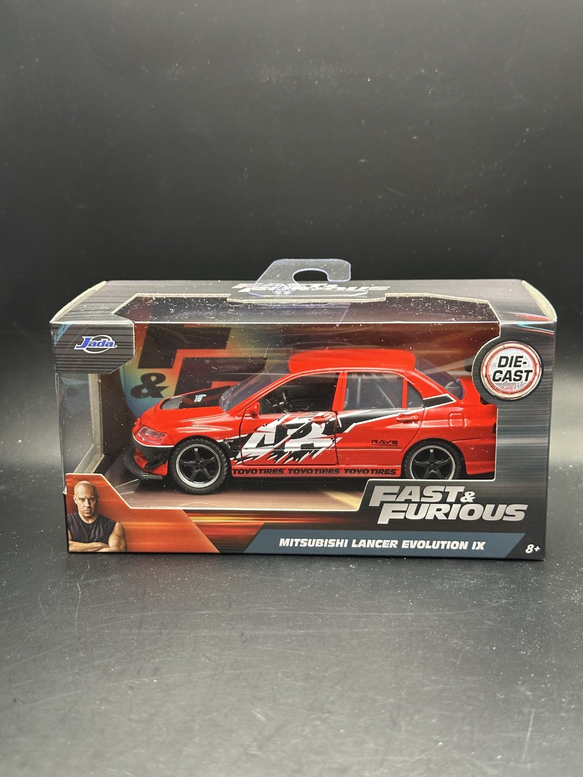 JADA DIECAST CARS - MITSUBISHI LANCER EVOLUTION IX - FAST FURIOUS 1/32 SCALE