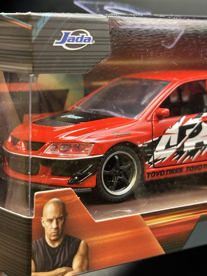 JADA DIECAST CARS - MITSUBISHI LANCER EVOLUTION IX - FAST FURIOUS 1/32 SCALE