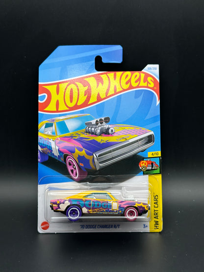 HOT WHEELS - 70 DODGE CHARGER R/T (2024) - HW ART CARS 4/10