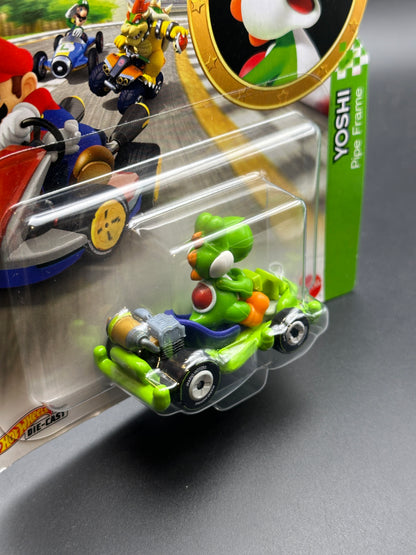 HOT WHEELS - YOSHI - PIPE FRAME - MARIO KART