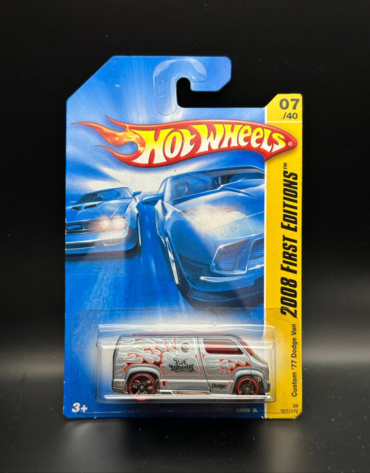 HOT WHEELS - CUSTOM 77 DODGE VAN (2008) - HW 2008 FIRST EDITIONS 7/40