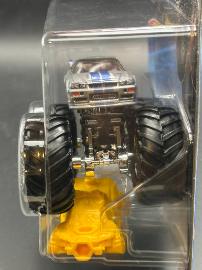 HOT WHEELS MONSTER TRUCKS - FAST AND FURIOUS NISSAN SKYLINE GT-R