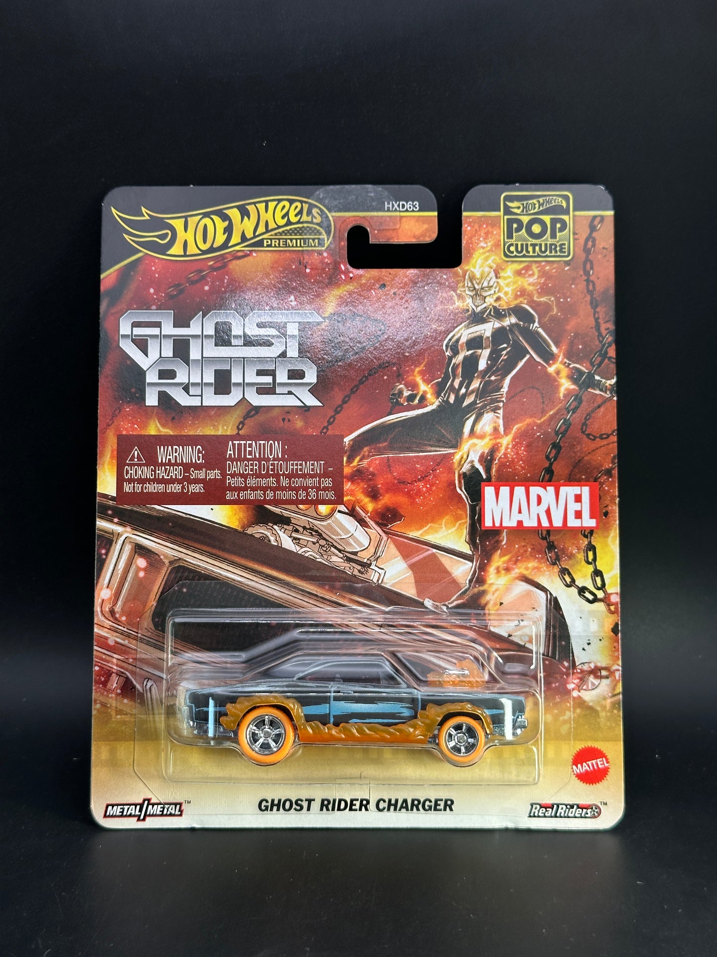 HOT WHEELS - GHOST RIDER DODGE CHARGER (2025) - REPLICA ENTERTAINMENT: GHOST RIDER