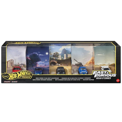 HOT WHEELS - BRIAN O’CONNOR 5 CAR PREMIUM BUNDLE (2026) - FAST AND FURIOUS