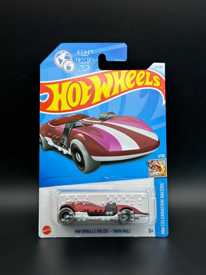 HOT WHEELS - HW BRAILLE RACER - TWIN MILL (2024) - HW CELEBRATION RACERS 1/10