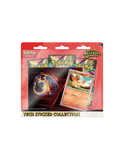 POKEMON TCG - ASCENDED HEROES - CHARMANDER - TECH STICKER BLISTER