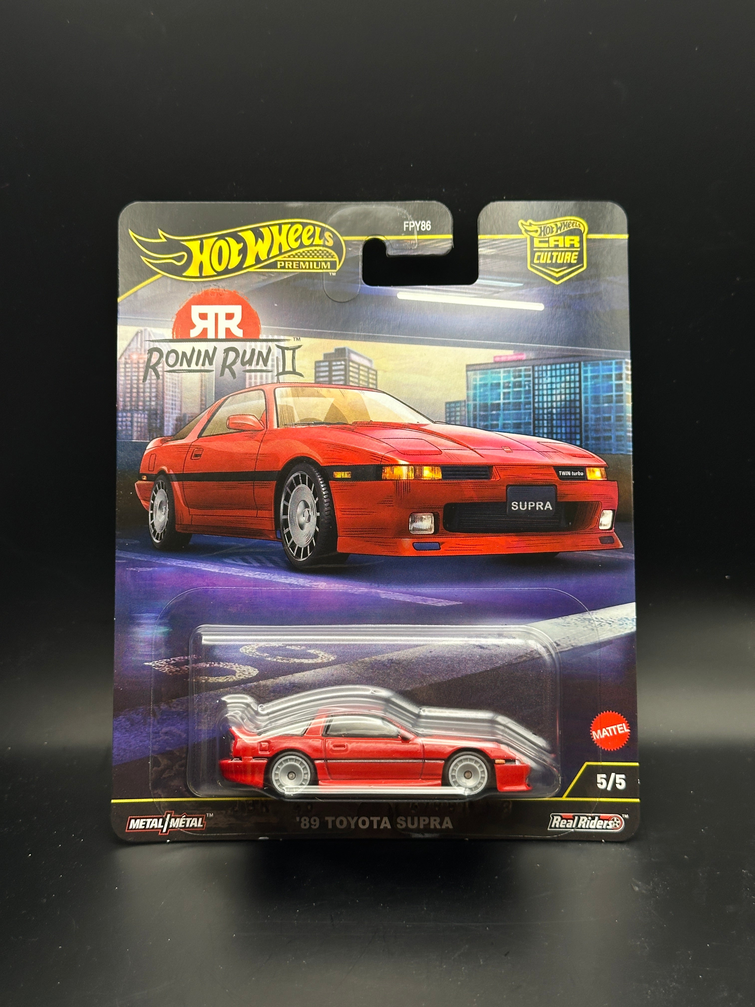 HOT WHEELS - 89 TOYOTA SUPRA (2025) - CAR CULTURE: RONIN RUN 2 5/5