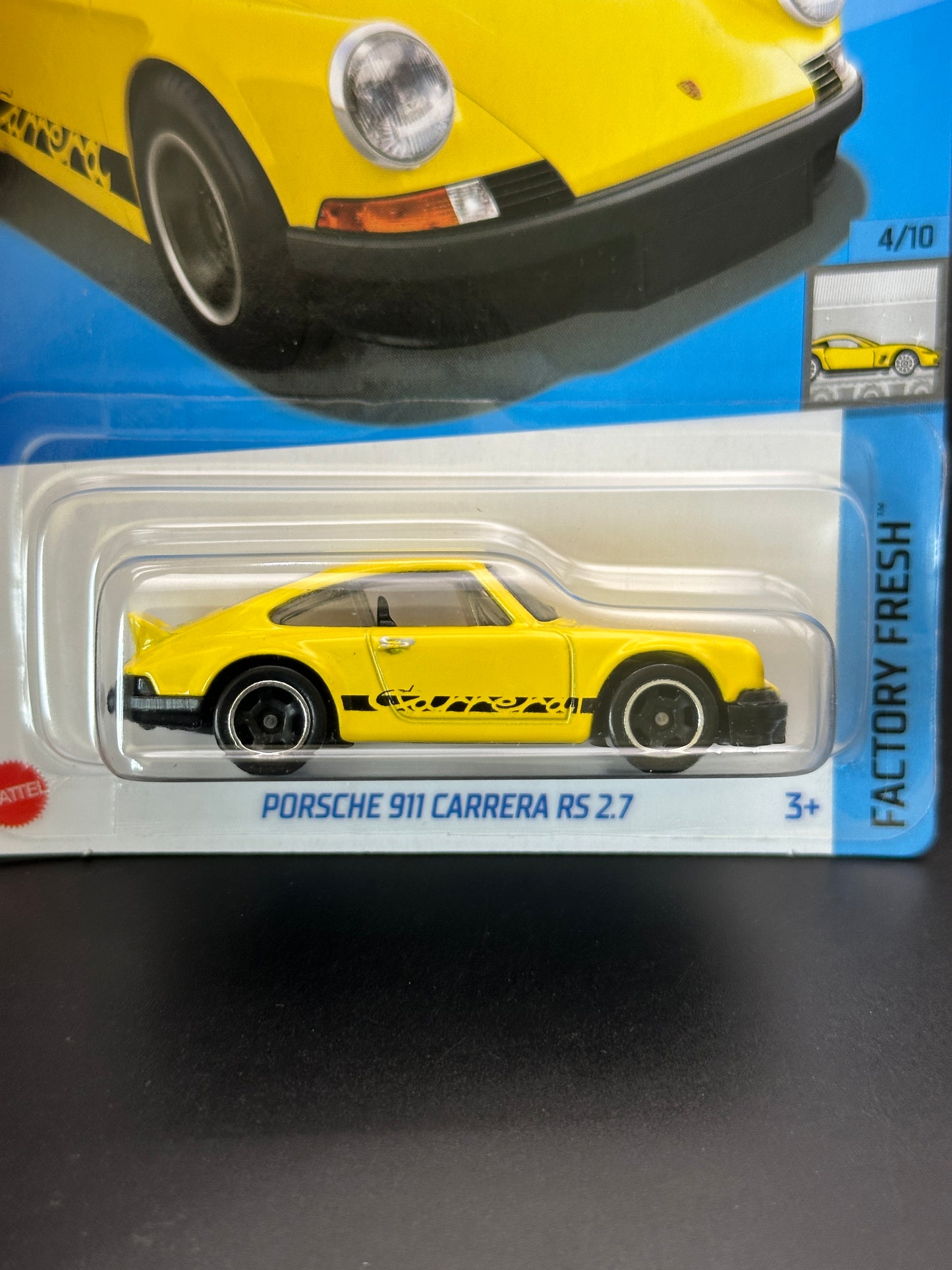 HOT WHEELS - PORSCHE 911 CARRERA RS 2.7 (2024) - FACTORY FRESH 4/10