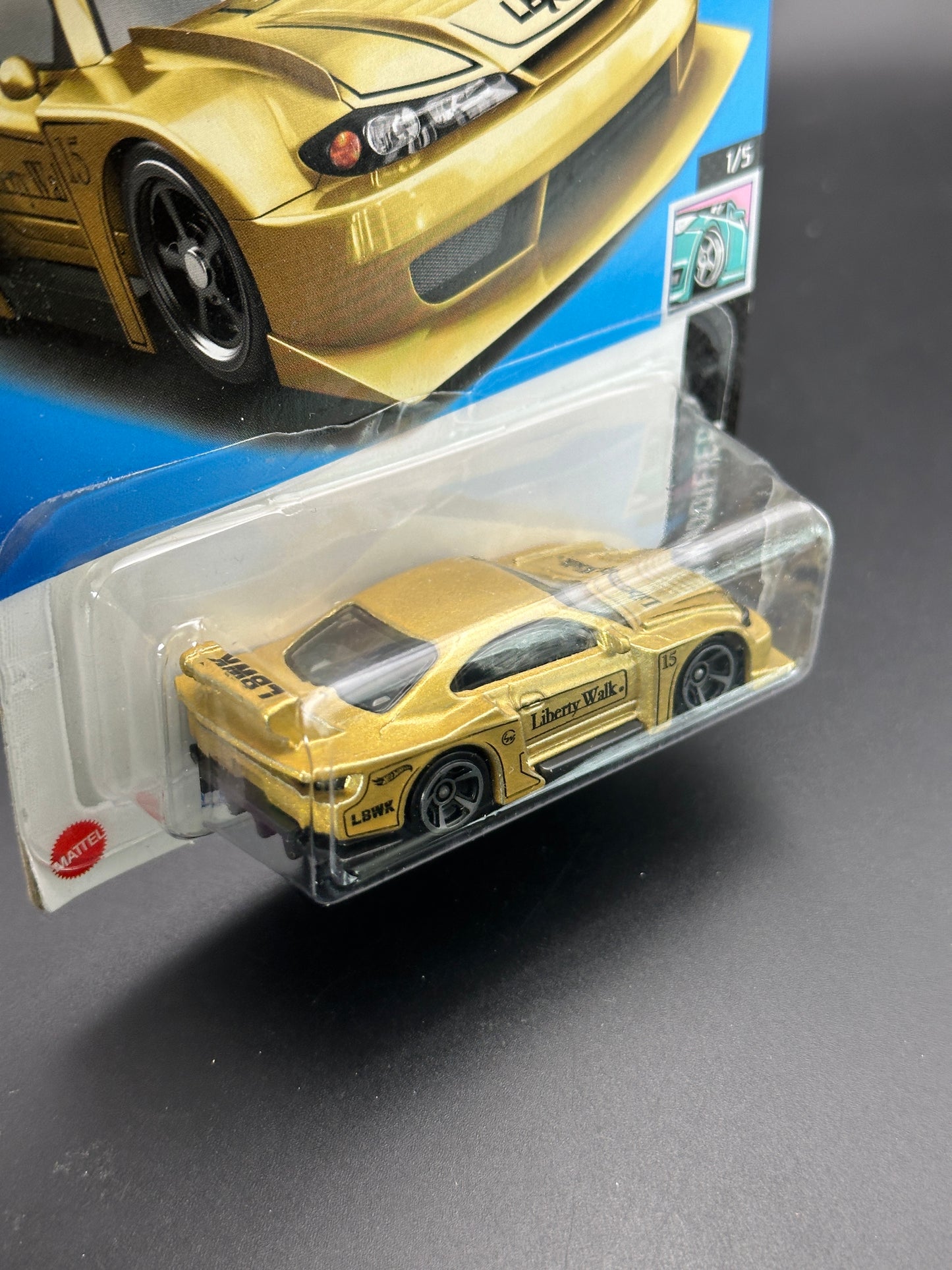 HOT WHEELS - LBWK SUPER SILHOUETTE NISSAN SILVIA S15 (2023) - HW MODIFIED 1/5