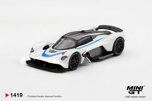 PRE-ORDER DEADLINE: NOVEMBER 4 - MINI GT - ASTON MARTIN VALKYRIE - ESCAPING WHITE - EST ARRIVAL JUNE 2027 - STANDARD BOX