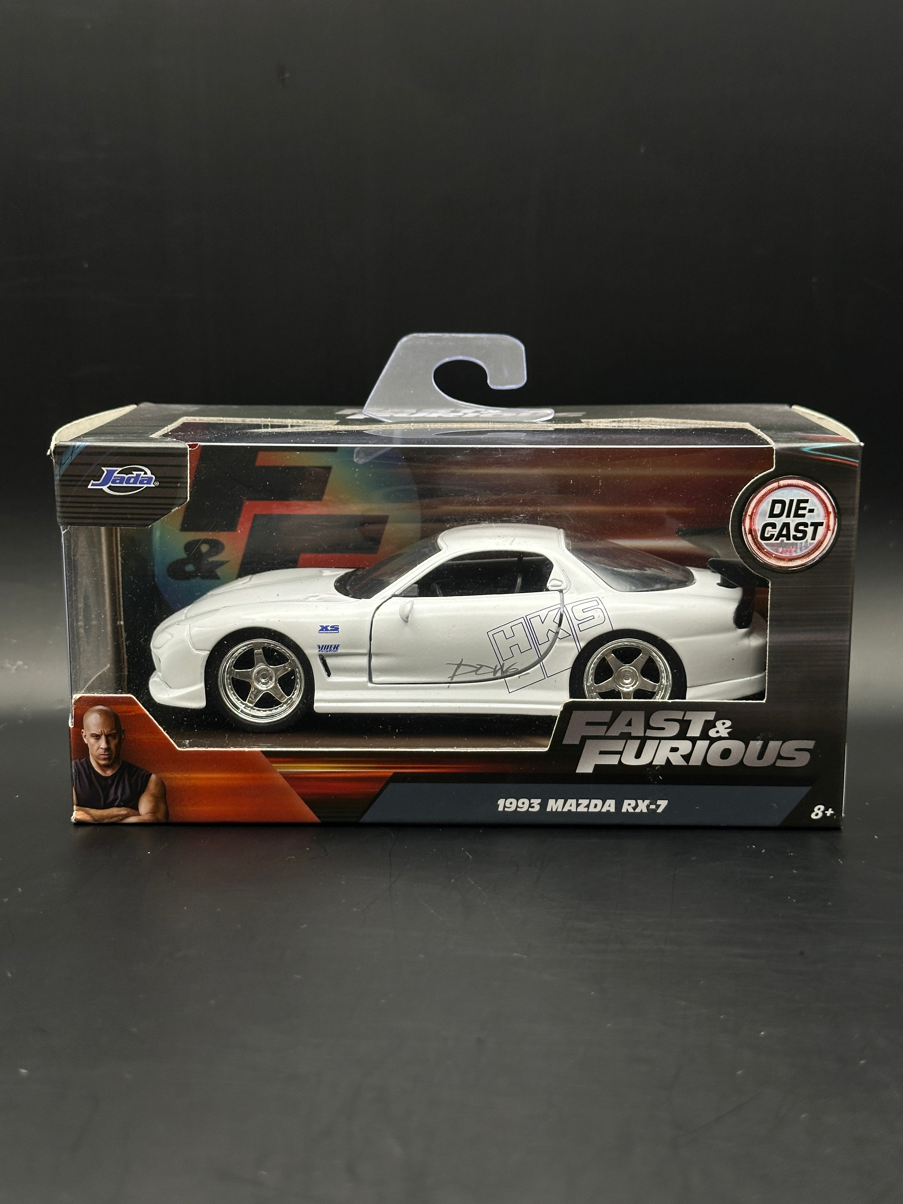 JADA DIECAST CARS - 1993 MAZDA RX7 - FAST FURIOUS 1/32 SCALE