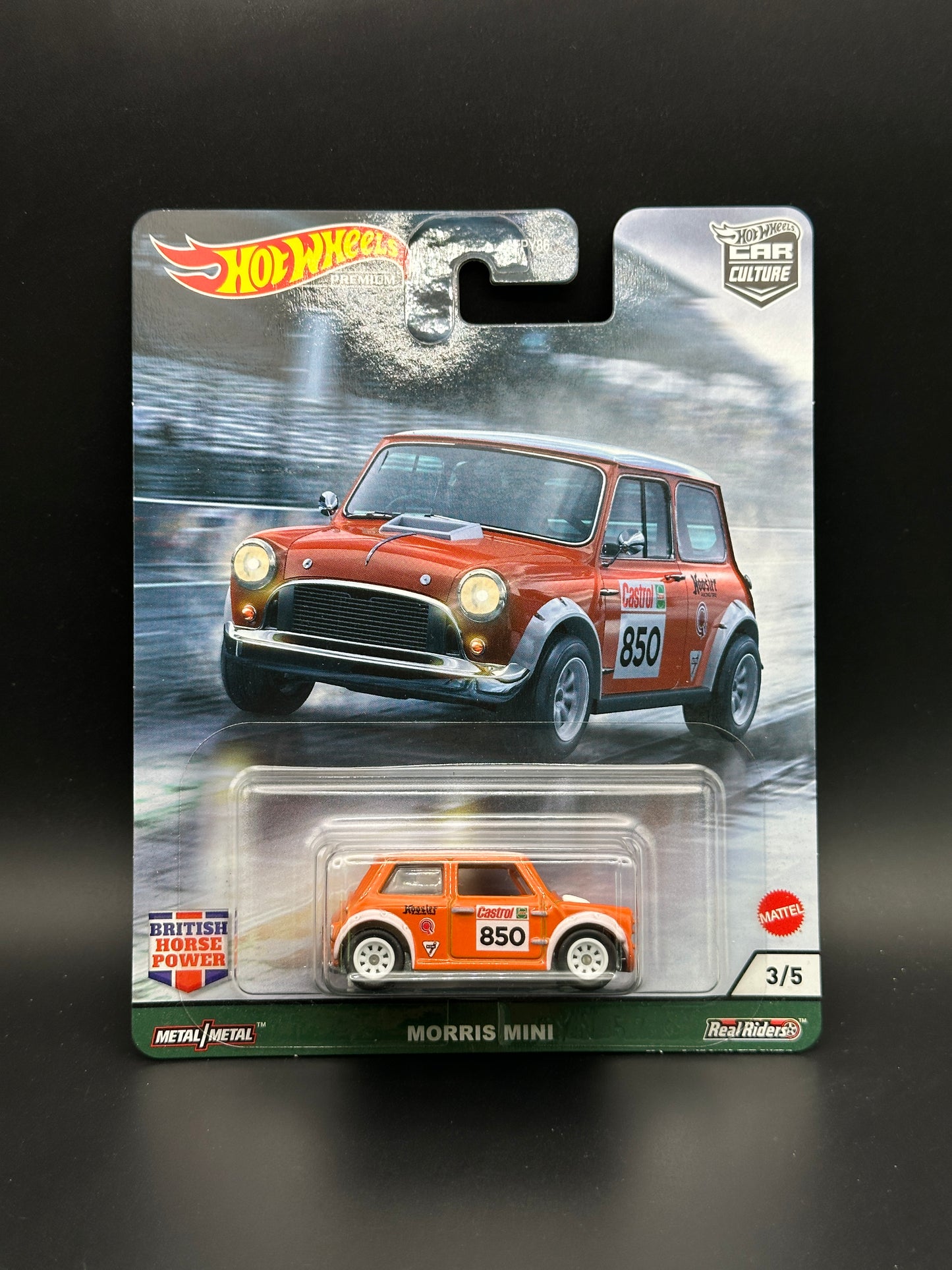 HOT WHEELS - MORRIS MINI (2021) - CAR CULTURE - BRITISH HORSE POWER 3/5