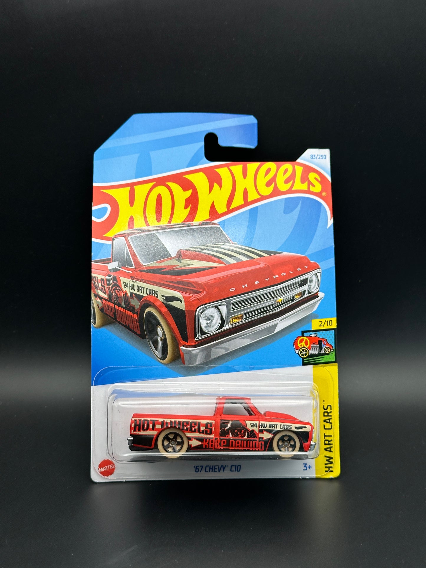 HOT WHEELS - 67 CHEVY C10 (2024) - HW ART CARS 2/10