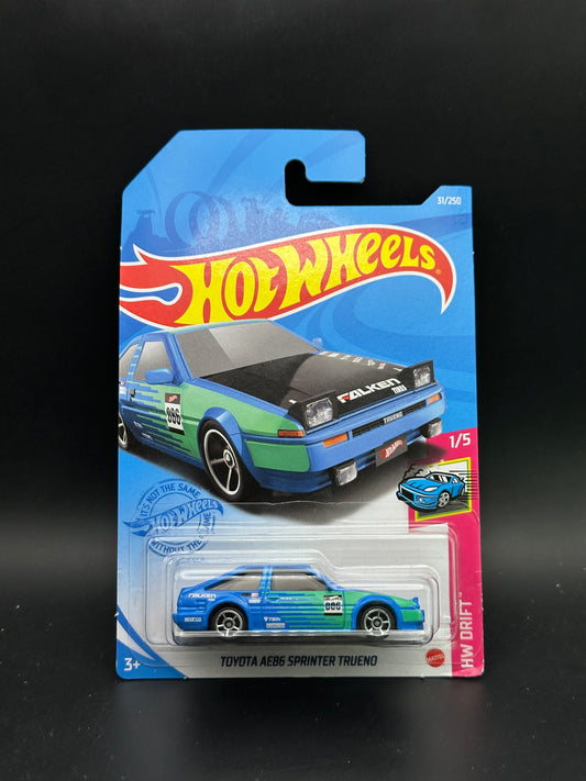 HOT WHEELS - TOYOTA AE86 SPRINTER TRUENO (2021) - HW DRIFT 1/5