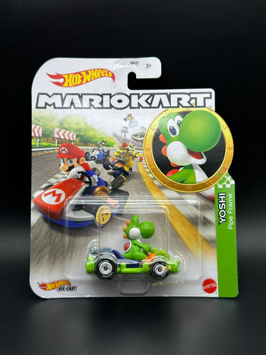 HOT WHEELS - YOSHI - PIPE FRAME - MARIO KART