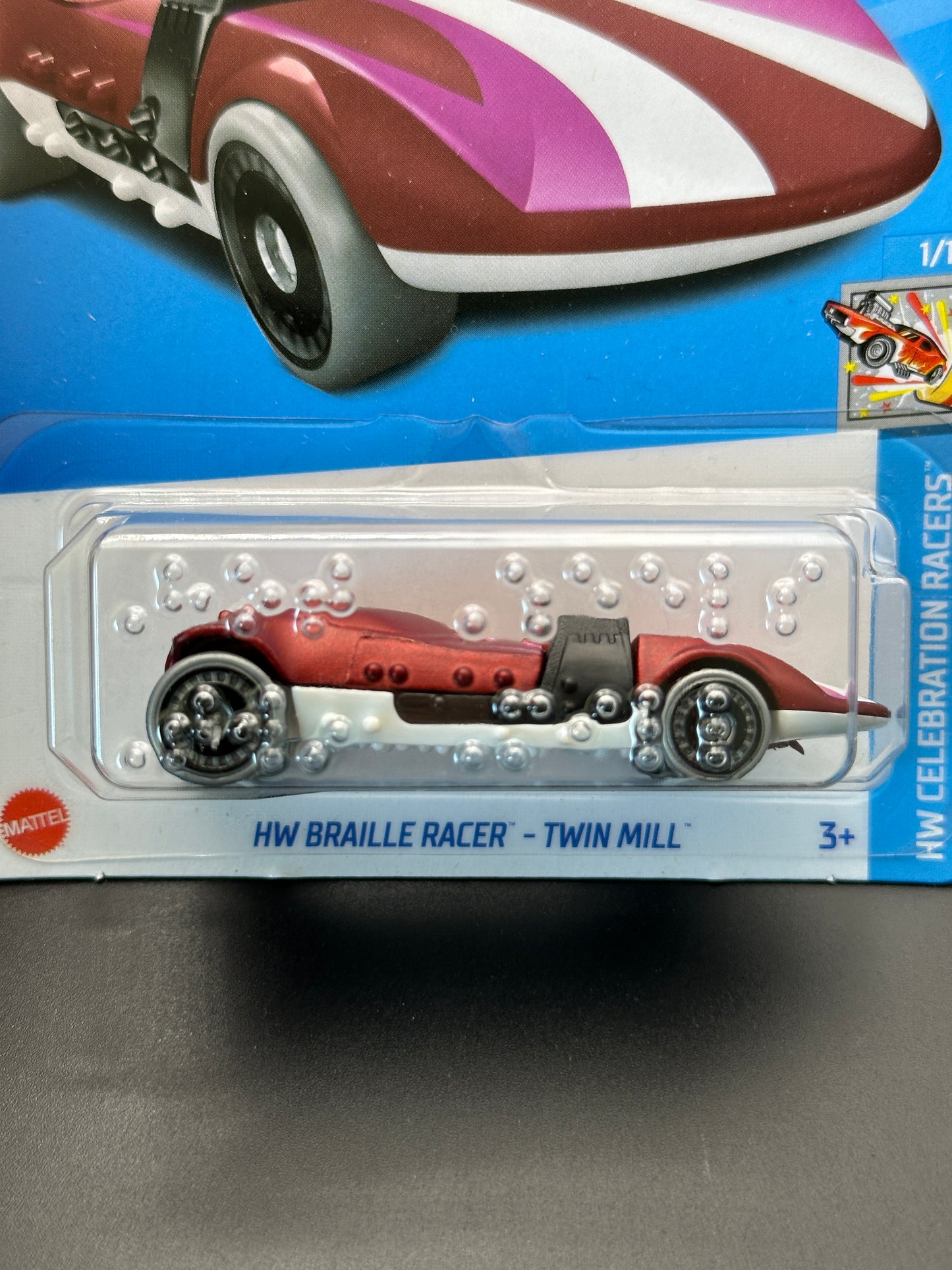 HOT WHEELS - HW BRAILLE RACER - TWIN MILL (2024) - HW CELEBRATION RACERS 1/10