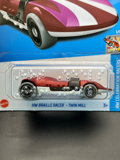HOT WHEELS - HW BRAILLE RACER - TWIN MILL (2024) - HW CELEBRATION RACERS 1/10