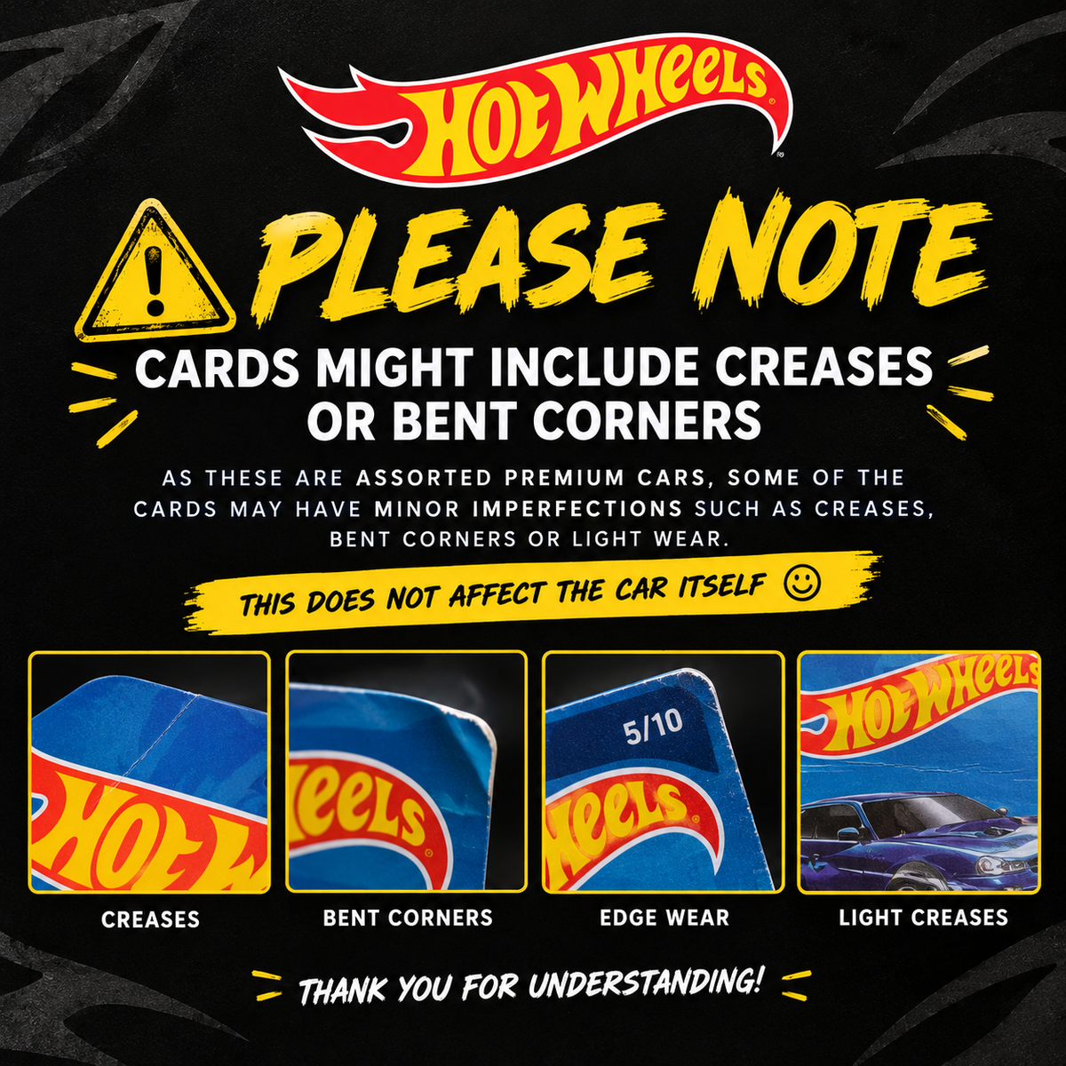 HOT WHEELS - MYSTERY CASE - INCLUDES 10x CARS MIXTURE OF CAR CULTURE / PREMIUMS / BOULEVARD / POP CULTURE
