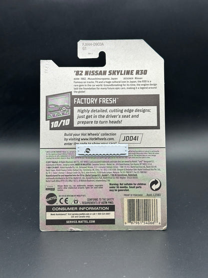 HOT WHEELS - 82 NISSAN SKYLINE KDR30 (2018) - FACTORY FRESH 10/10