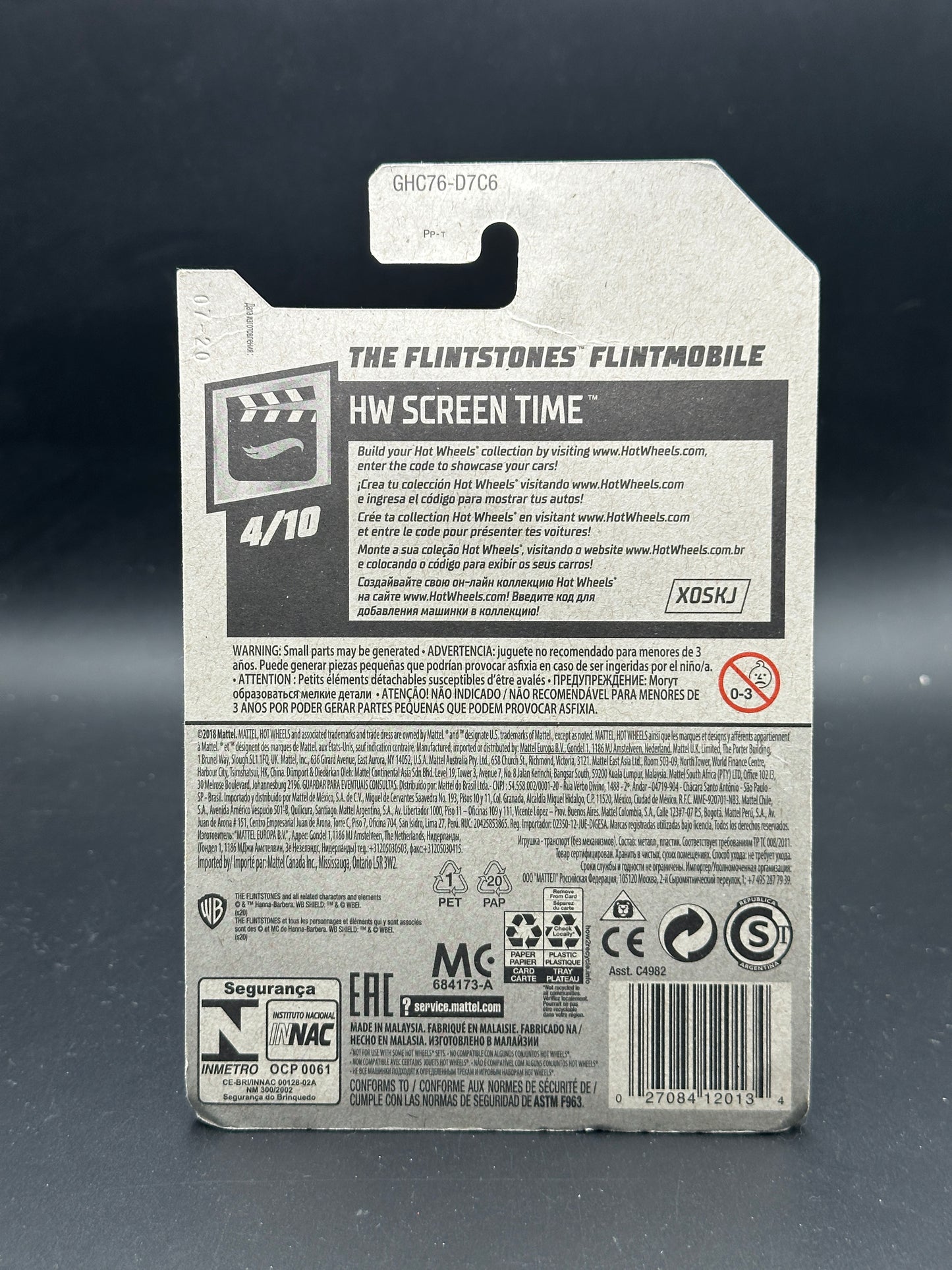 HOT WHEELS - THE FLINSTONES: THE FLINTMOBILE (2020) - HW SCREEN TIME 4/10