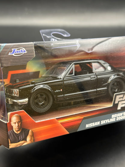 JADA DIECAST CARS - BRIANS NISSAN SKYLINE 2000 GT-R KPGC10 - FAST AND FURIOUS 1/32 SCALE