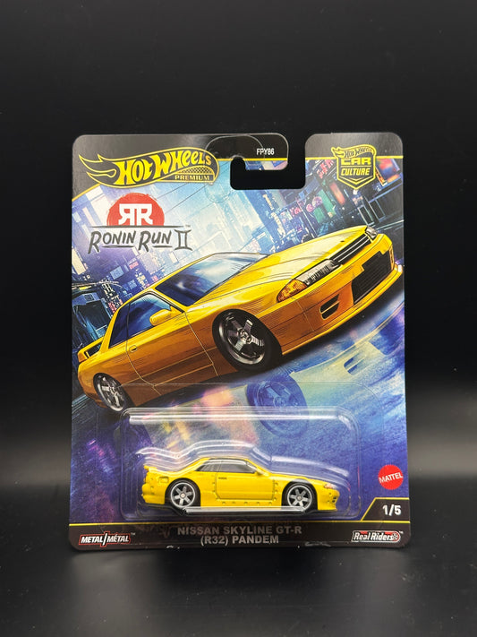 HOT WHEELS - NISSAN SKYLINE GT-R R32 PANDEM (2025) - CAR CULTURE: RONIN RUN 2 1/5