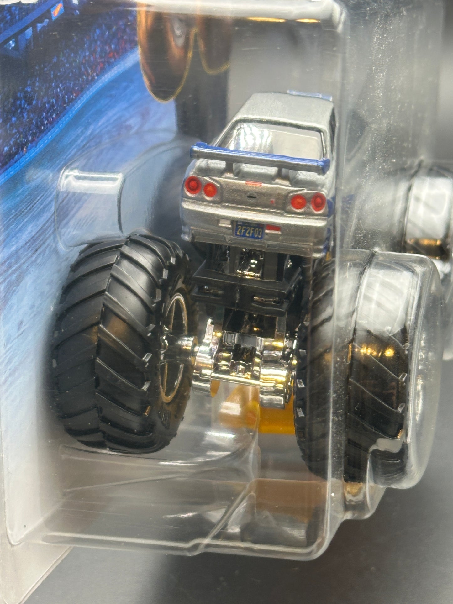 HOT WHEELS MONSTER TRUCKS - FAST AND FURIOUS NISSAN SKYLINE GT-R