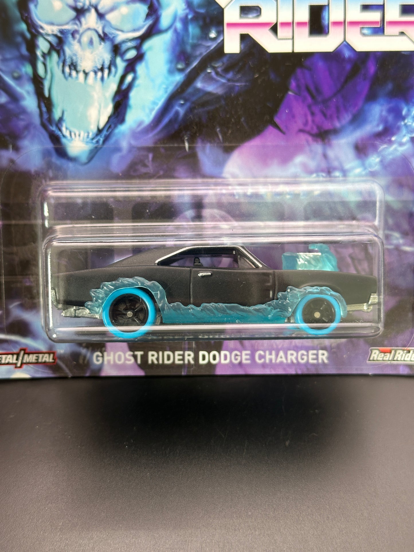 HOT WHEELS - GHOST RIDER DODGE CHARGER (2020) - REPLICA ENTERTAINMENT: GHOST RIDER