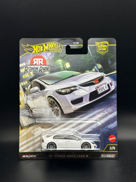 HOT WHEELS - 07 HONDA CIVIC TYPE R (2025) - CAR CULTURE: RONIN RUN 2 2/5