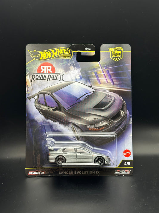 HOT WHEELS - MITSUBISHI LANCER EVOLUTION IX (2025) - CAR CULTURE: RONIN RUN 2 4/5