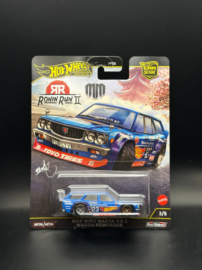 HOT WHEELS - MAD MIKE MAZDA RX-3 WAGON (2025) - CAR CULTURE: RONIN RUN 2 3/5
