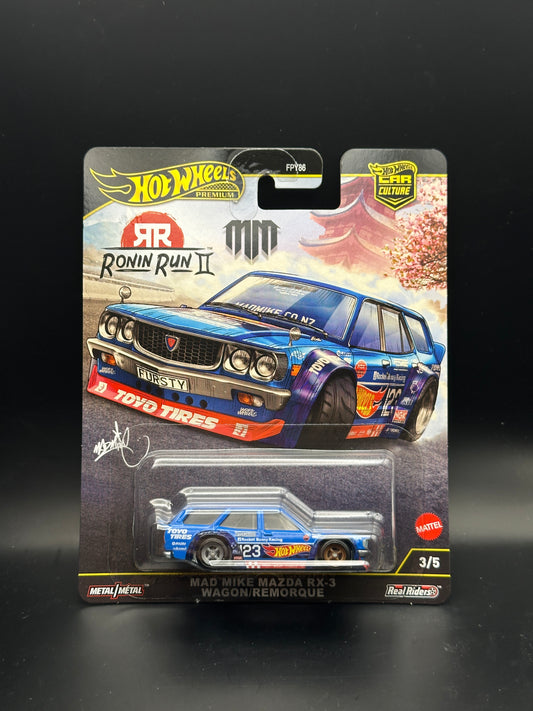 HOT WHEELS - MAD MIKE MAZDA RX-3 WAGON (2025) - CAR CULTURE: RONIN RUN 2 3/5