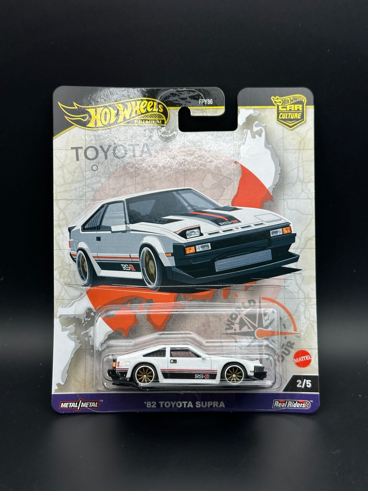 HOT WHEELS - 82 TOYOTA SUPRA (2024) - CAR CULTURE - WORLD TOUR 2/5