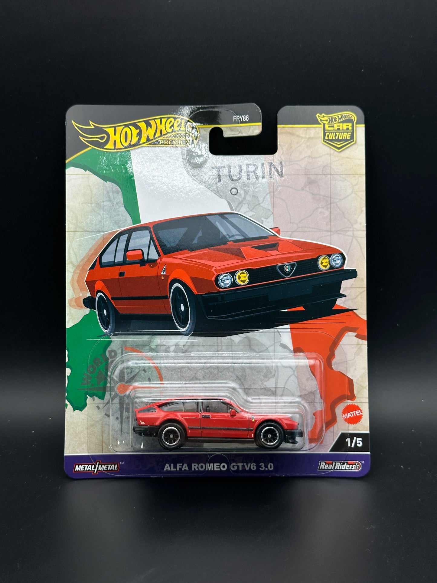 HOT WHEELS - ALFA ROMEO GTV6 3.0 (2024) - CAR CULTURE - WORLD TOUR 1/5