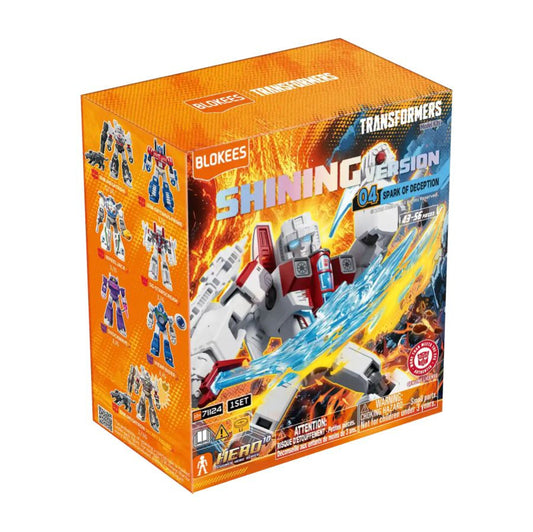 BLOKEES - TRANSFORMERS SHINING VERSION 04 SPARK OF DECEPTION BLIND BOX - SINGLE BOX