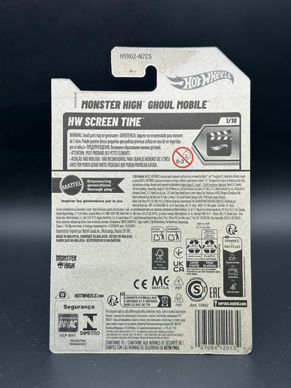 HOT WHEELS - MONSTER HIGH GHOUL MOBILE (2025) - HW SCREEN TIME 1/10