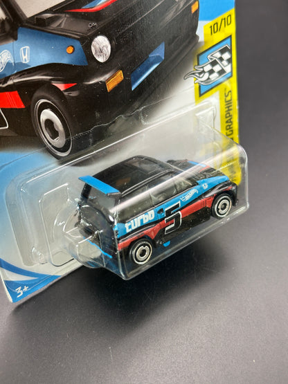 HOT WHEELS - 85 HONDA CITY TUBRO II (2018) - HW SPEED GRAPHICS 10/10