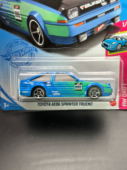 HOT WHEELS - TOYOTA AE86 SPRINTER TRUENO (2021) - HW DRIFT 1/5