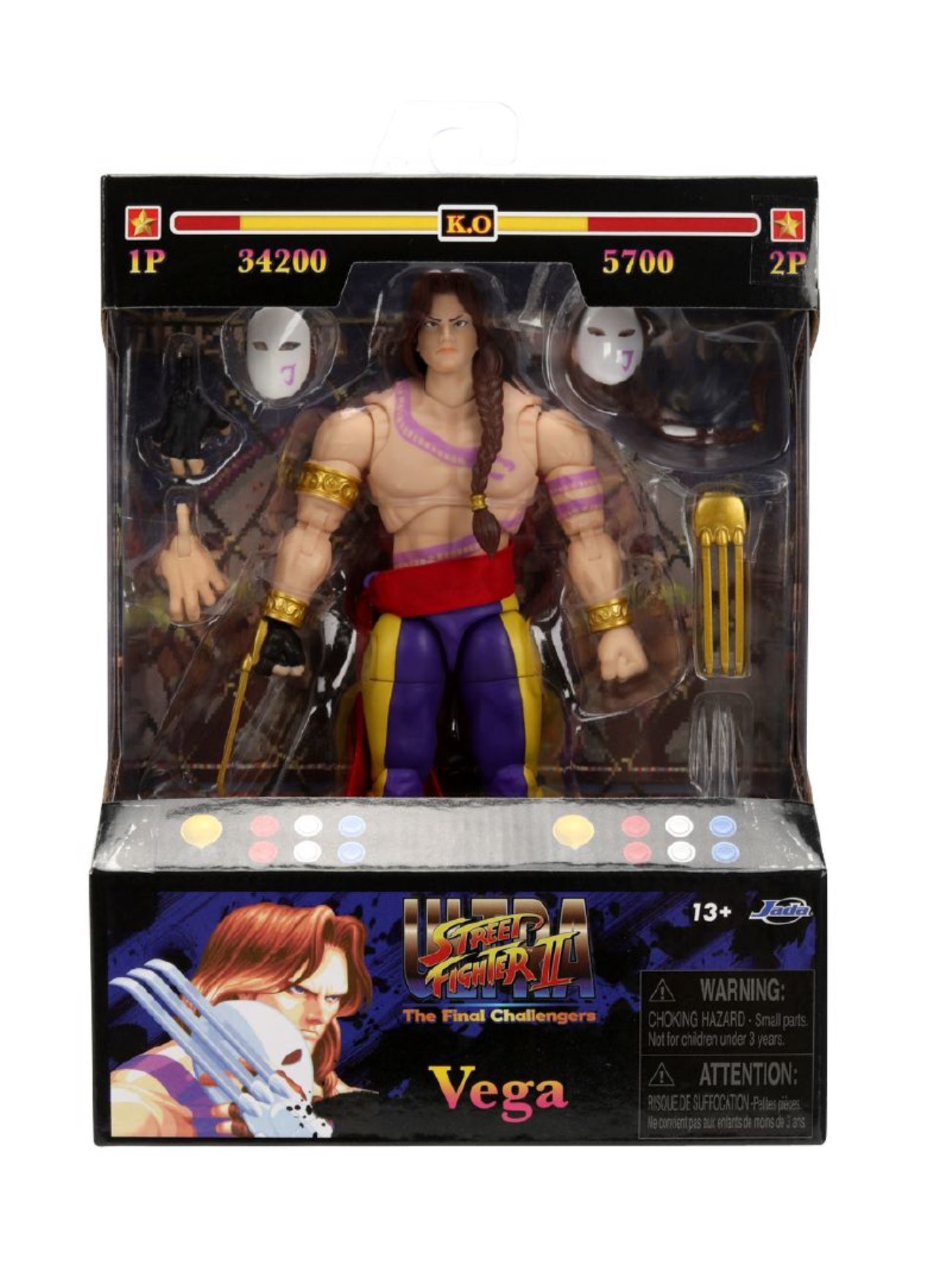 JADA STREET FIGHTER 2 - VEGA - ACTION FIGURE