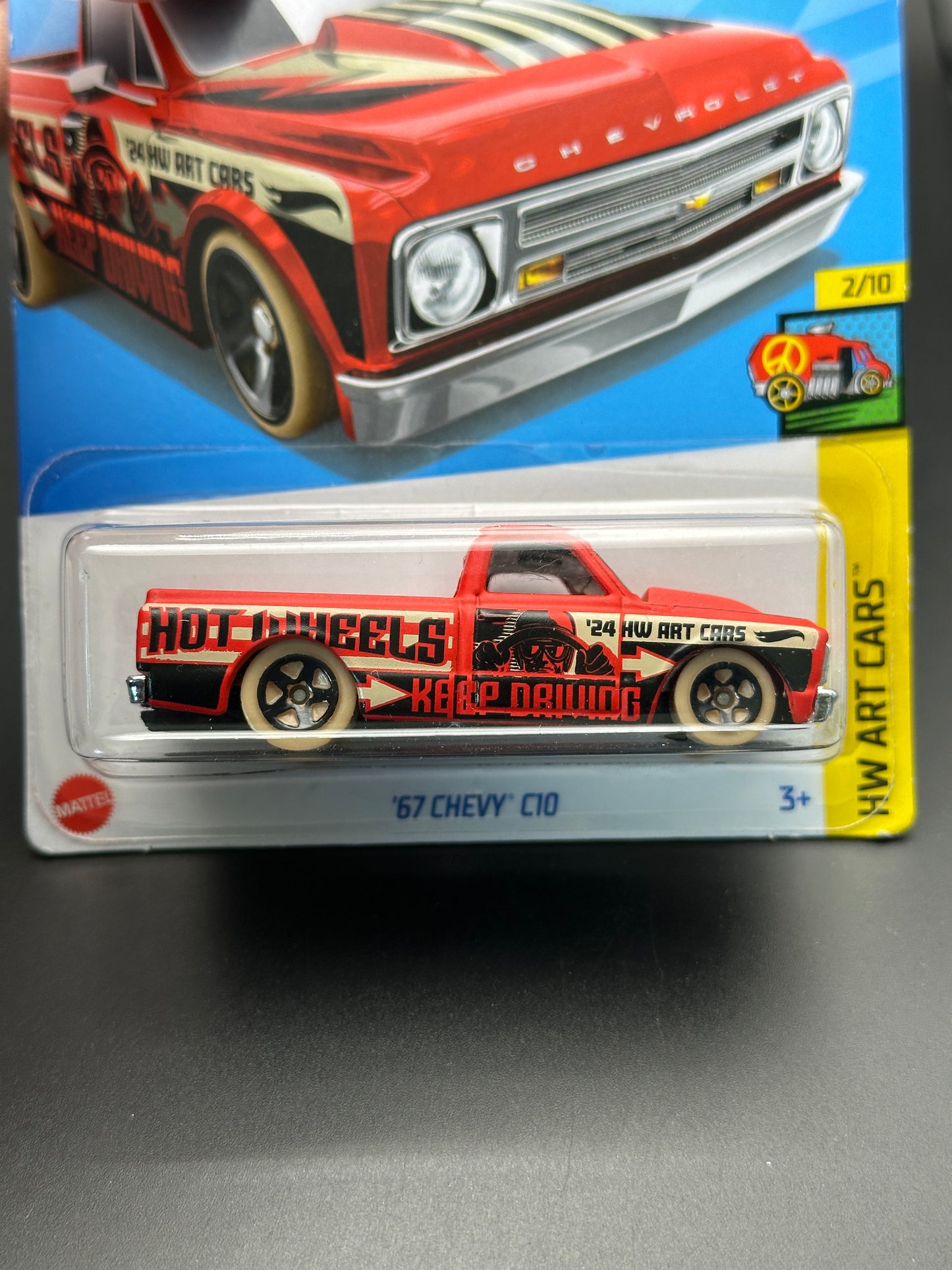 HOT WHEELS - 67 CHEVY C10 (2024) - HW ART CARS 2/10