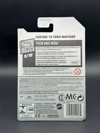 HOT WHEELS - CUSTOM 15 FORD MUSTANG (2018) - HW THEN AND NOW 9/10