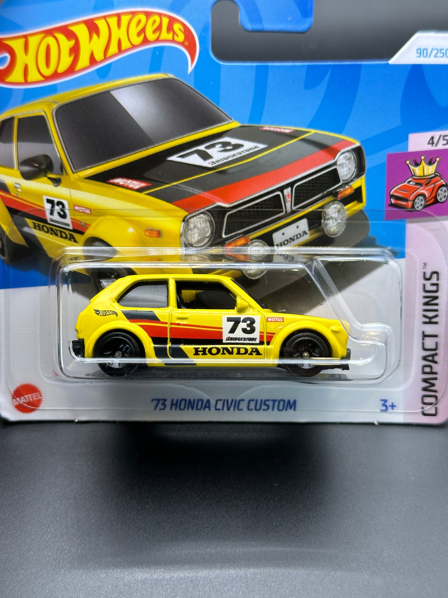 HOT WHEELS - 73 HONDA CIVIC CUSTOM (2024) - COMPACT KINGS 4/5