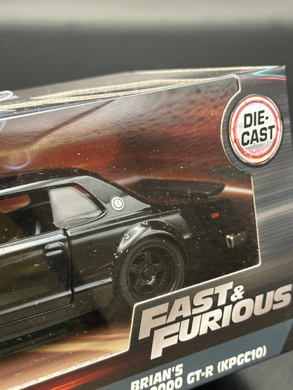 JADA DIECAST CARS - BRIANS NISSAN SKYLINE 2000 GT-R KPGC10 - FAST AND FURIOUS 1/32 SCALE